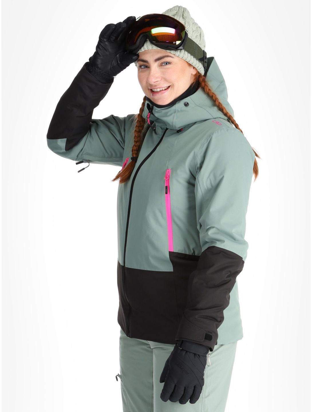 CMP, 34W2506 chaqueta de esquí mujeres Mineral verde 