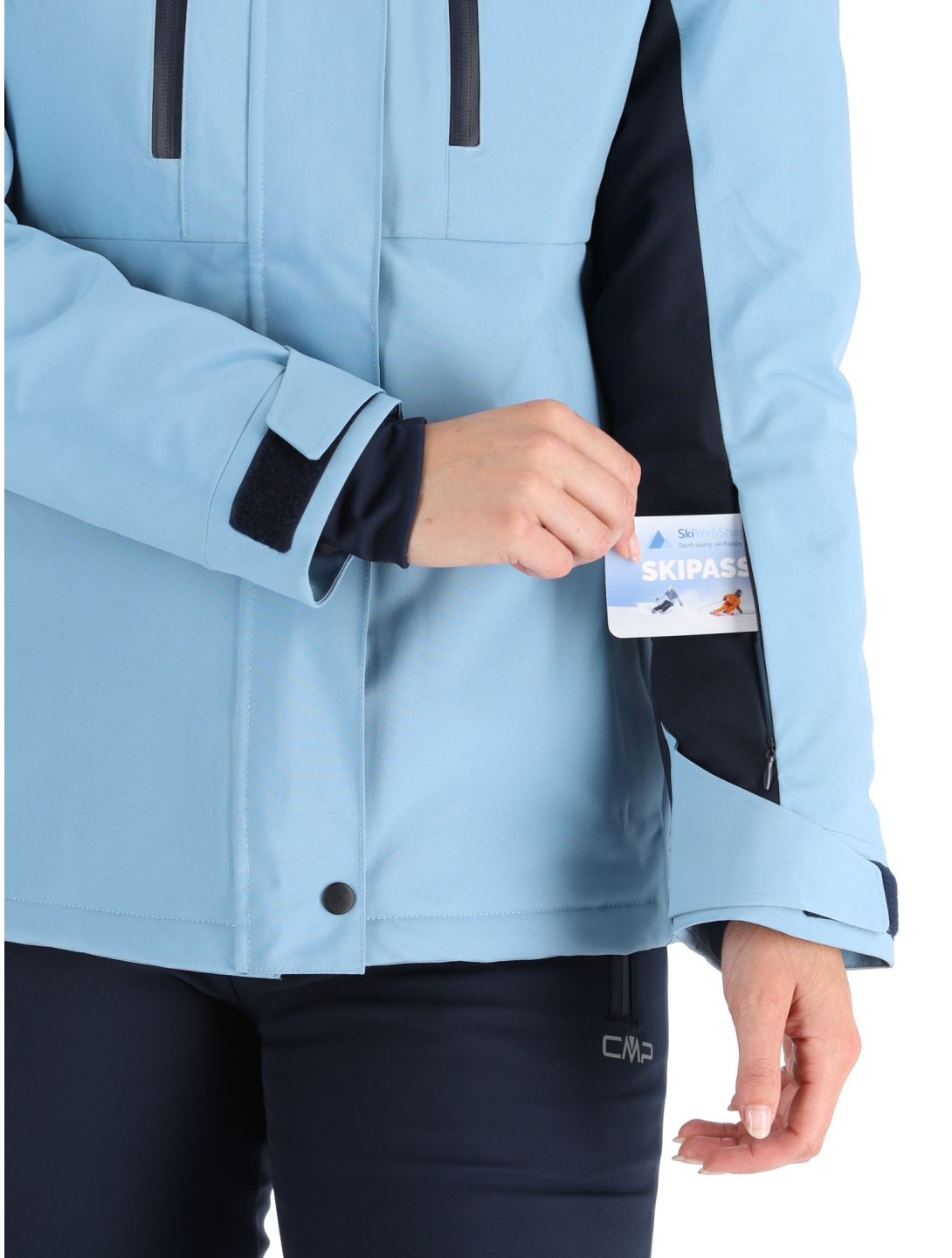 CMP, 34W3926 chaqueta de esquí mujeres Niagara azul 