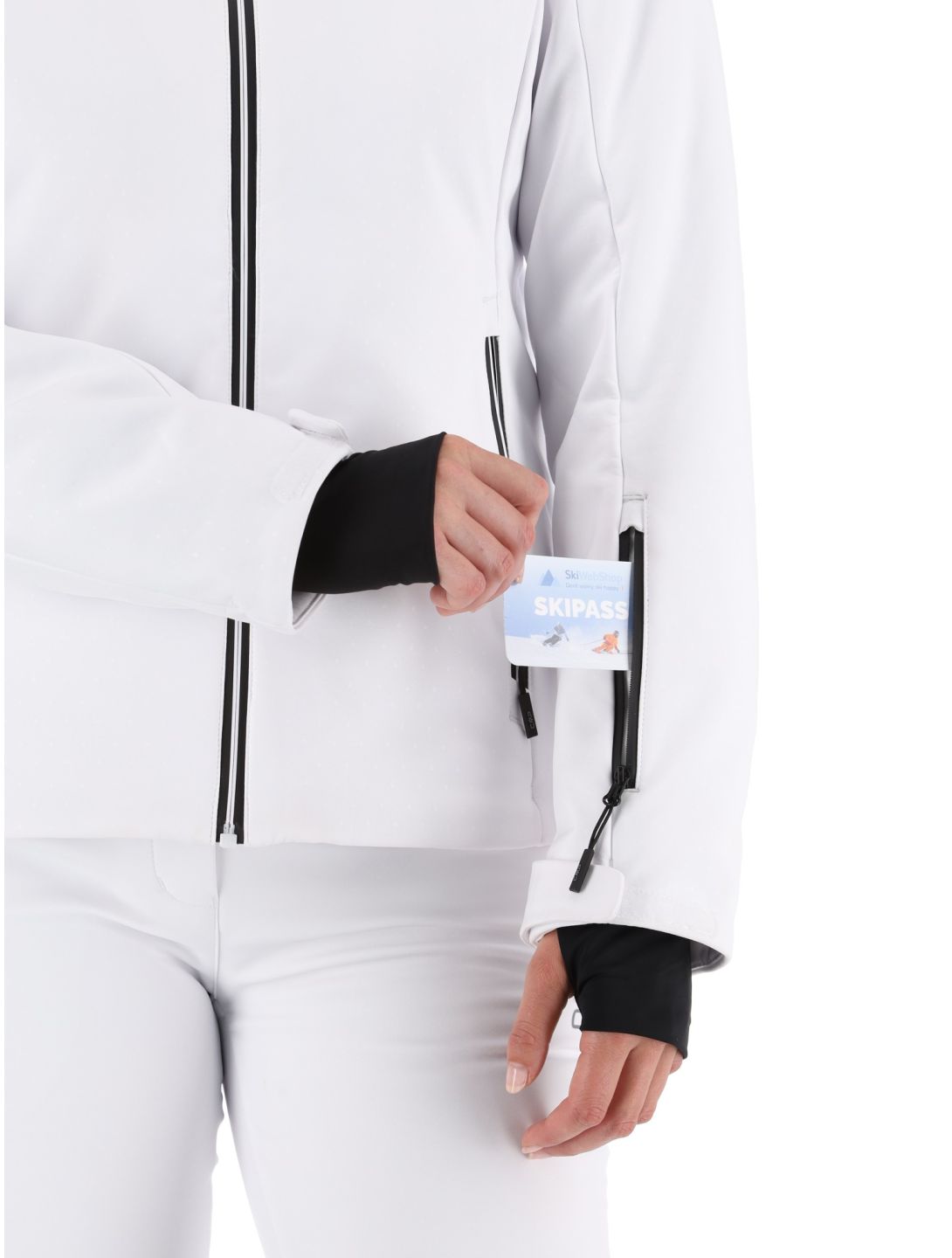 CMP, 34W3976 chaqueta de esquí mujeres White blanco 