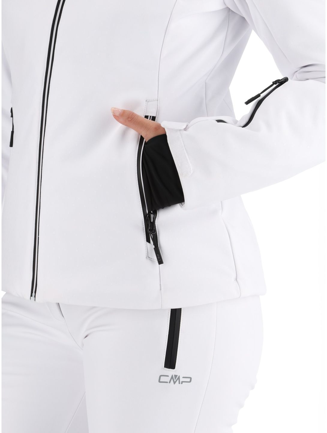 CMP, 34W3976 chaqueta de esquí mujeres White blanco 