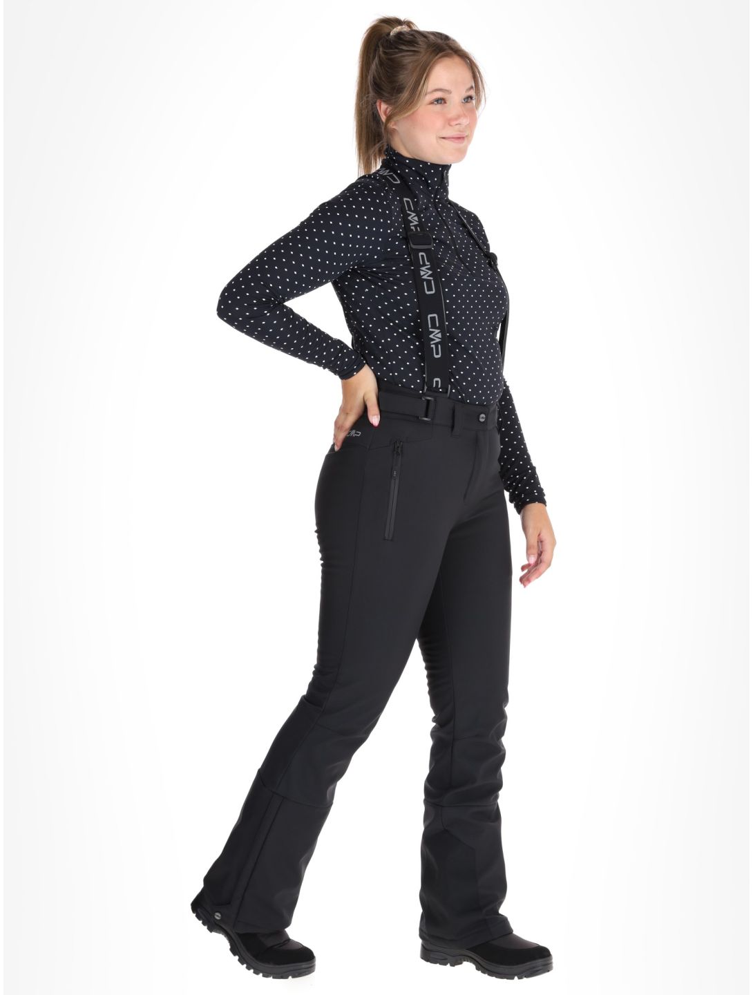 CMP, 34W4326 pantalones de esquí mujeres Black negro 