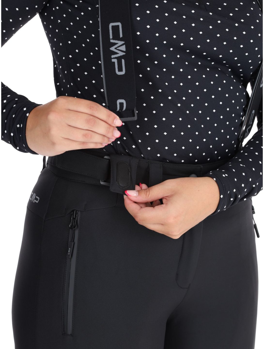 CMP, 34W4326 pantalones de esquí mujeres Black negro 