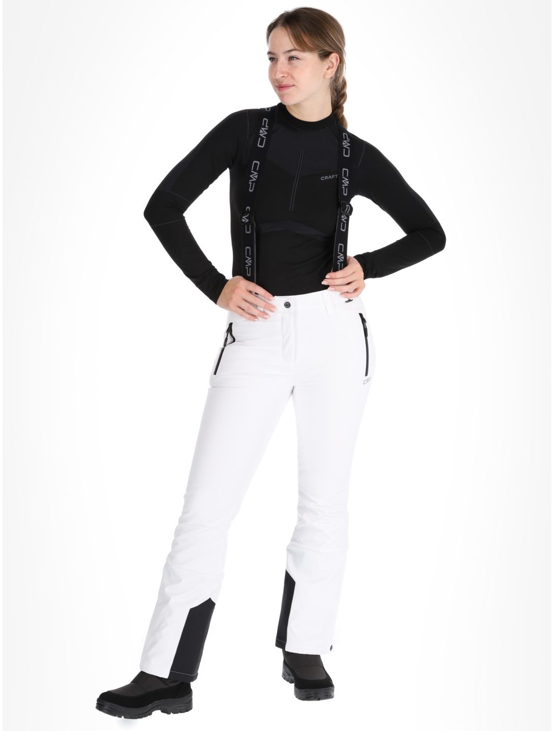 CMP, 34W4326 pantalones de esquí mujeres White blanco 