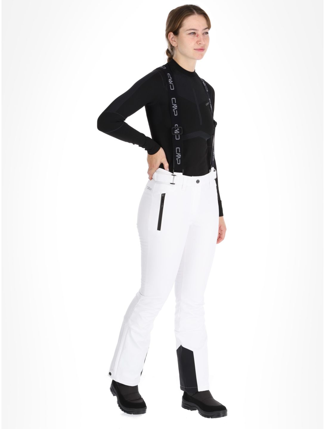 CMP, 34W4326 pantalones de esquí mujeres White blanco 