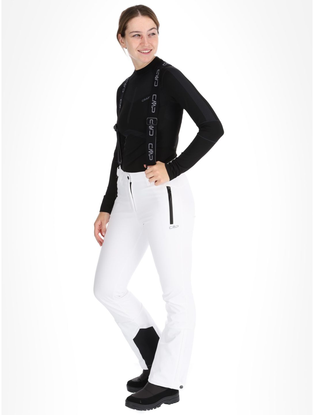 CMP, 34W4326 pantalones de esquí mujeres White blanco 