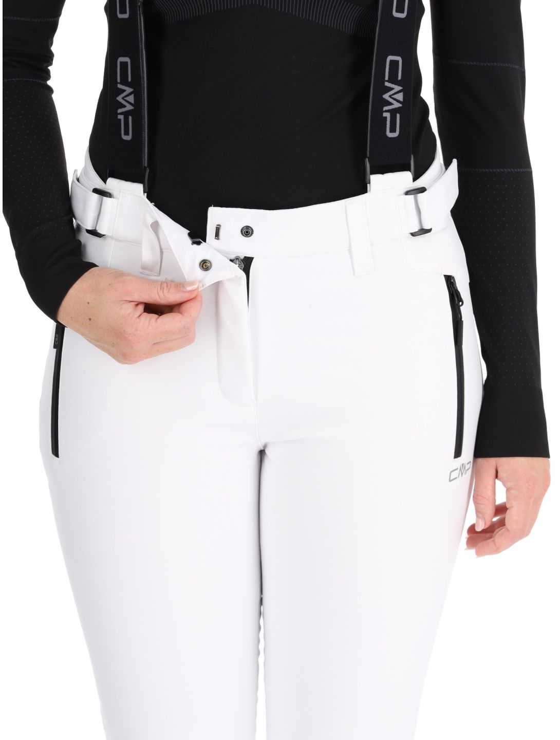 CMP, 34W4326 pantalones de esquí mujeres White blanco 