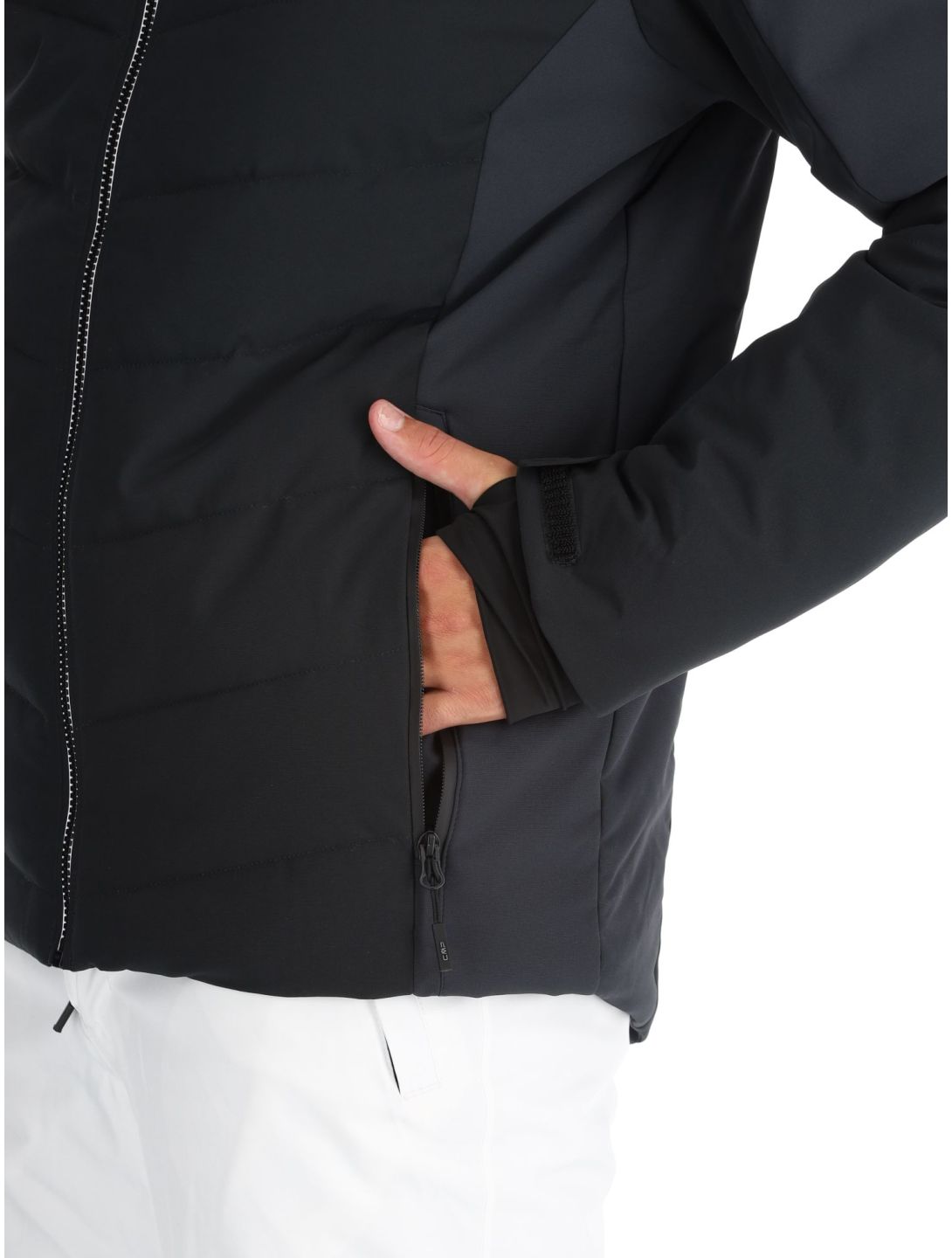 CMP, 34W4357 chaqueta de esquí hombres Black / Anthracite gris, negro 