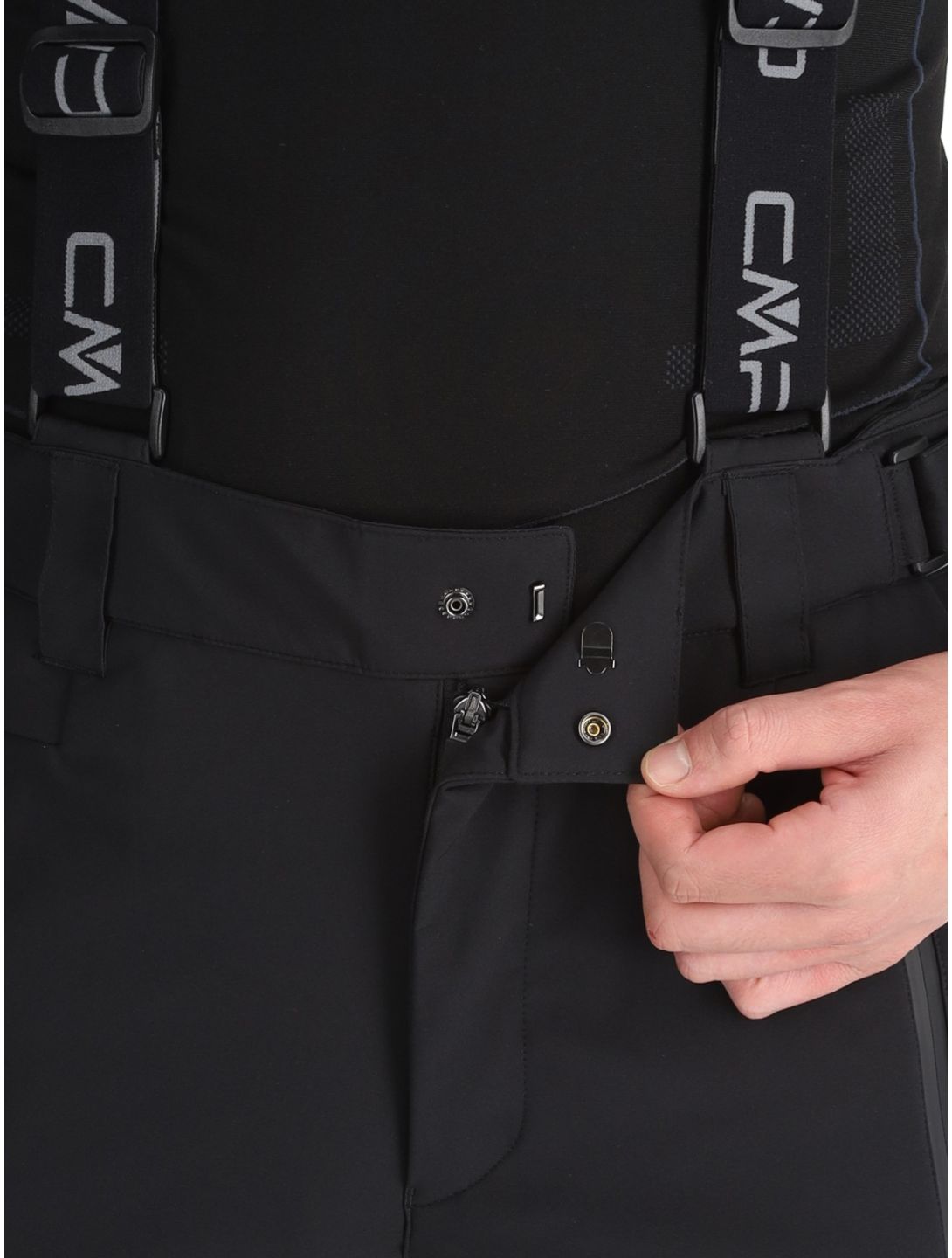 CMP, 34W4367 pantalones de esquí hombres Black negro 