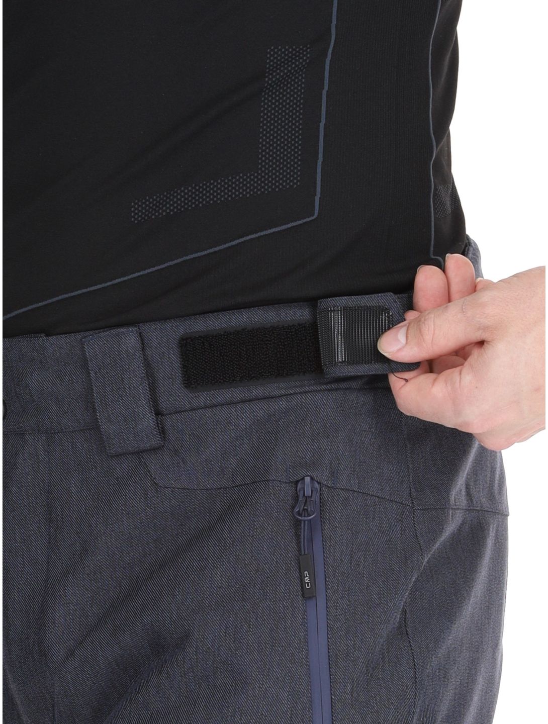 CMP, 34W4387 pantalones de esquí hombres Blue Melange azul 