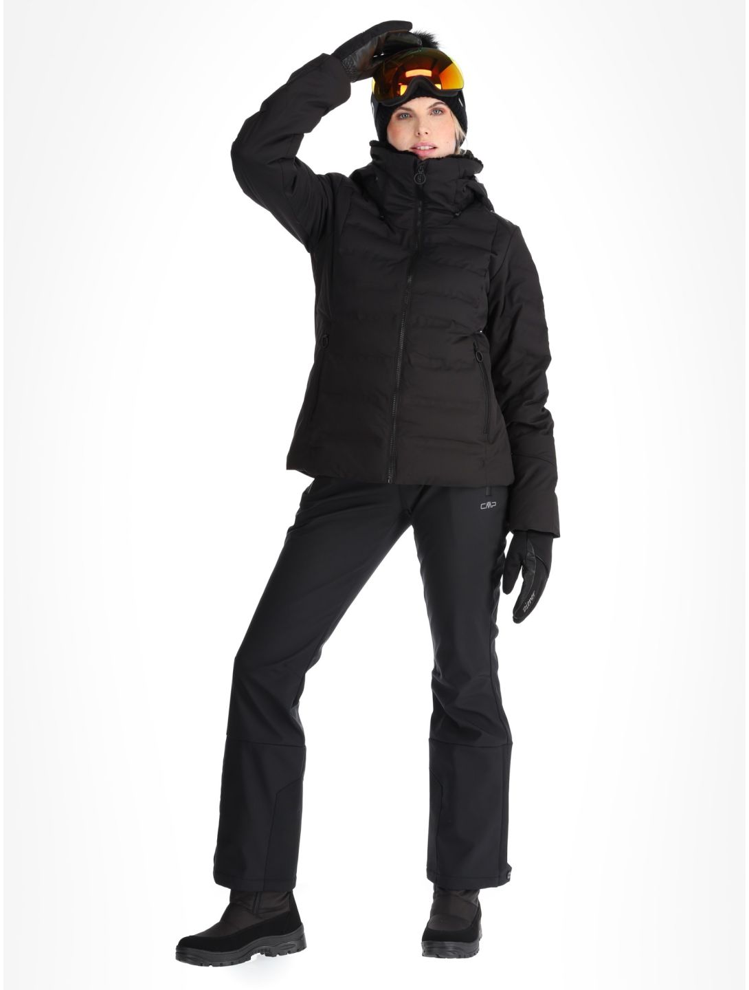 CMP, 34W4406 chaqueta de esquí mujeres Black negro 