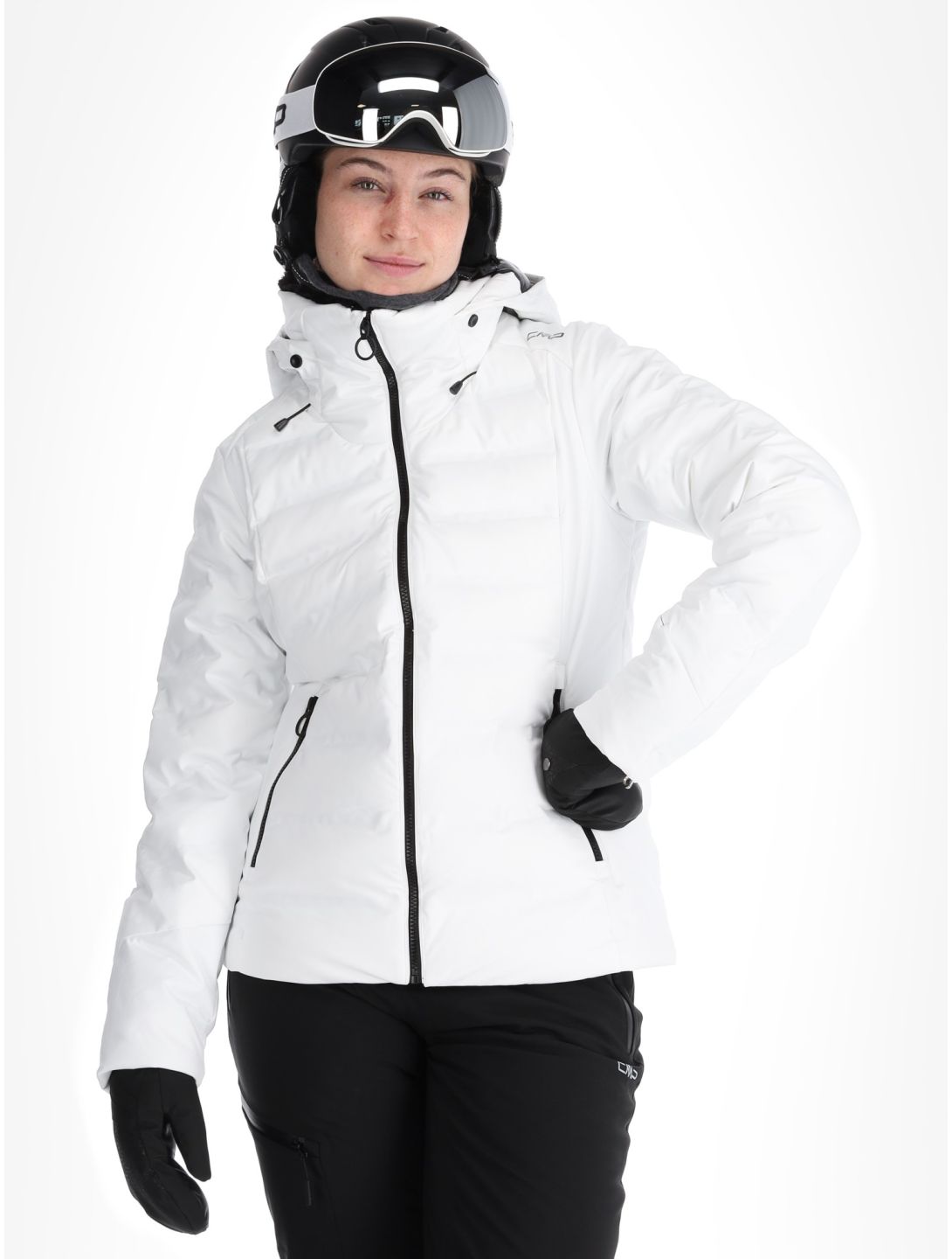 CMP, 34W4406 chaqueta de esquí mujeres White blanco 