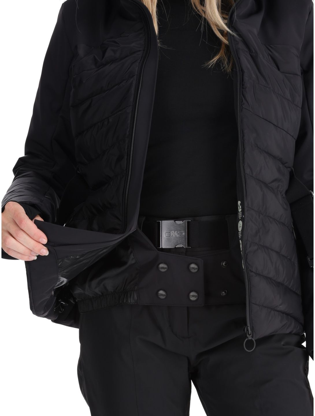 CMP, 34W4436F chaqueta de esquí mujeres Black negro 