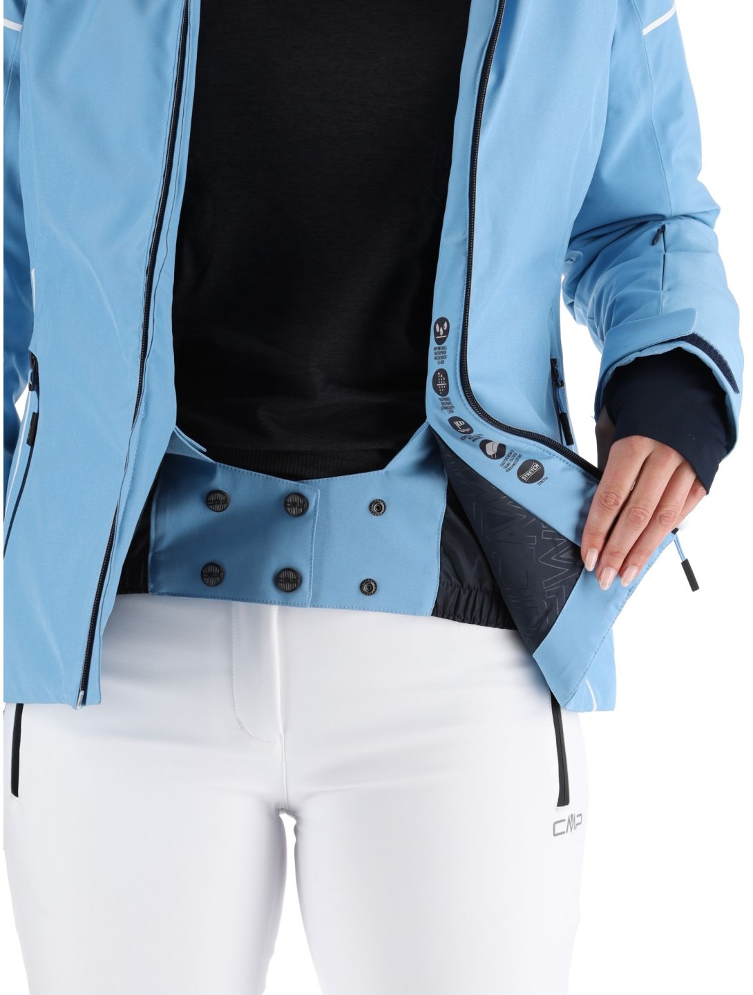 CMP, 34W4516 chaqueta de esquí mujeres Niagara azul 