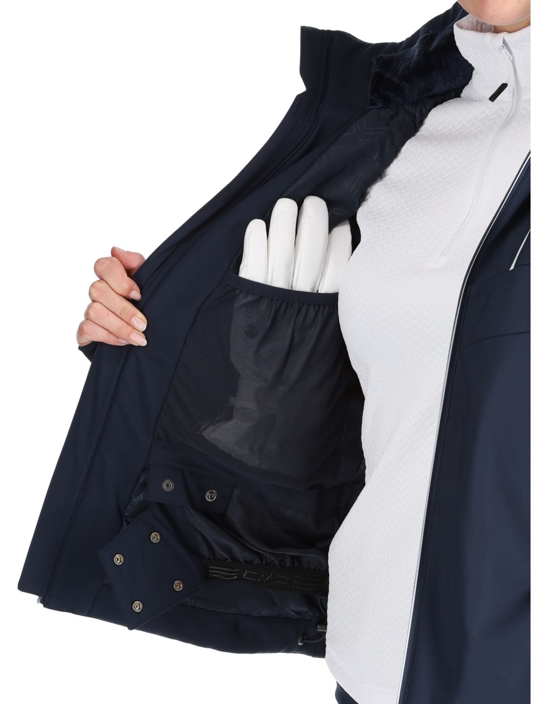 CMP, 34W4536 chaqueta de esquí mujeres Black Blue azul 