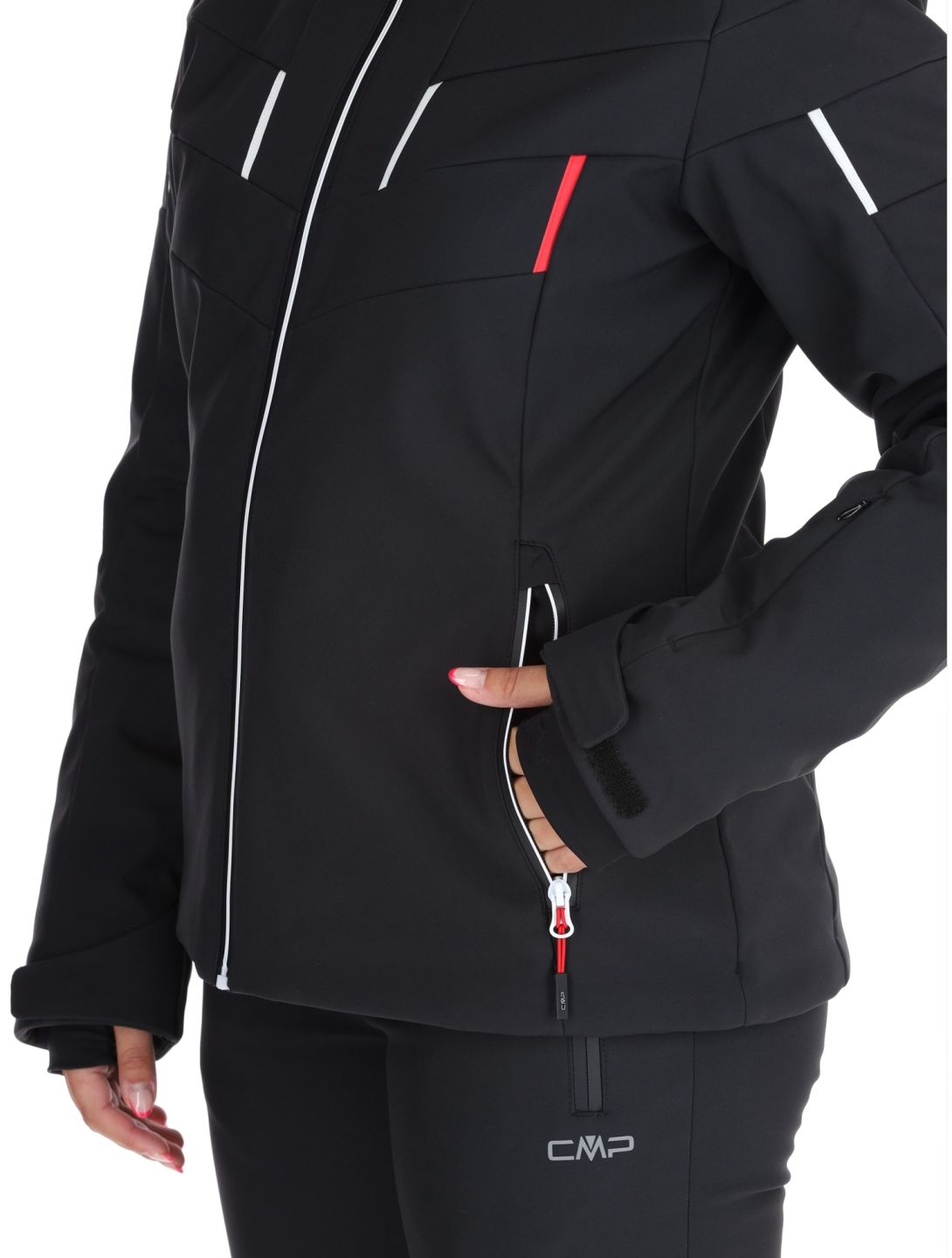 CMP, 34W4536 chaqueta de esquí mujeres Black negro 