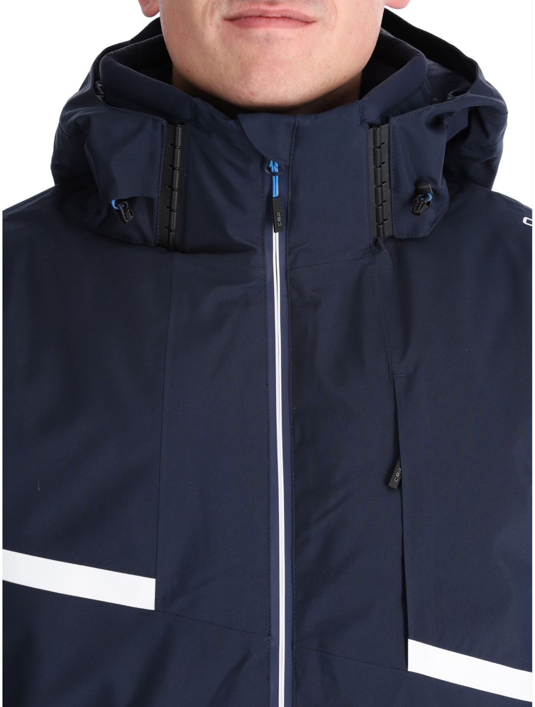 CMP, 34W4677 chaqueta de esquí hombres Black Blue azul 