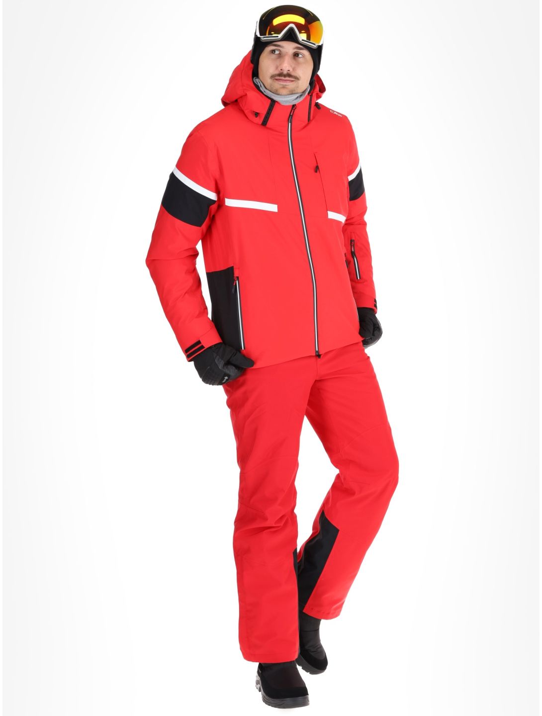 CMP, 34W4677 chaqueta de esquí hombres Ferrari rojo 