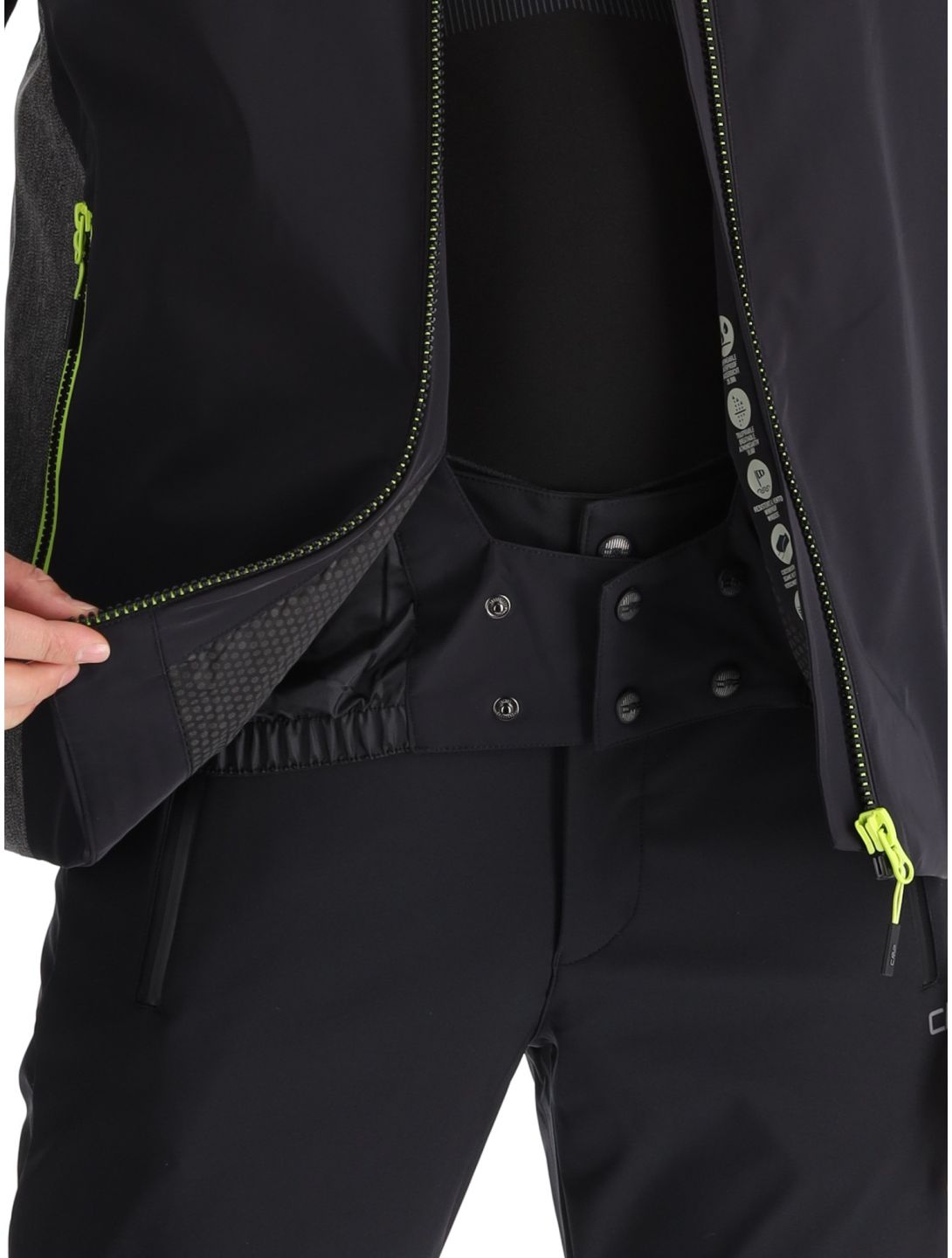 CMP, 34W4717 chaqueta de esquí hombres Black negro 