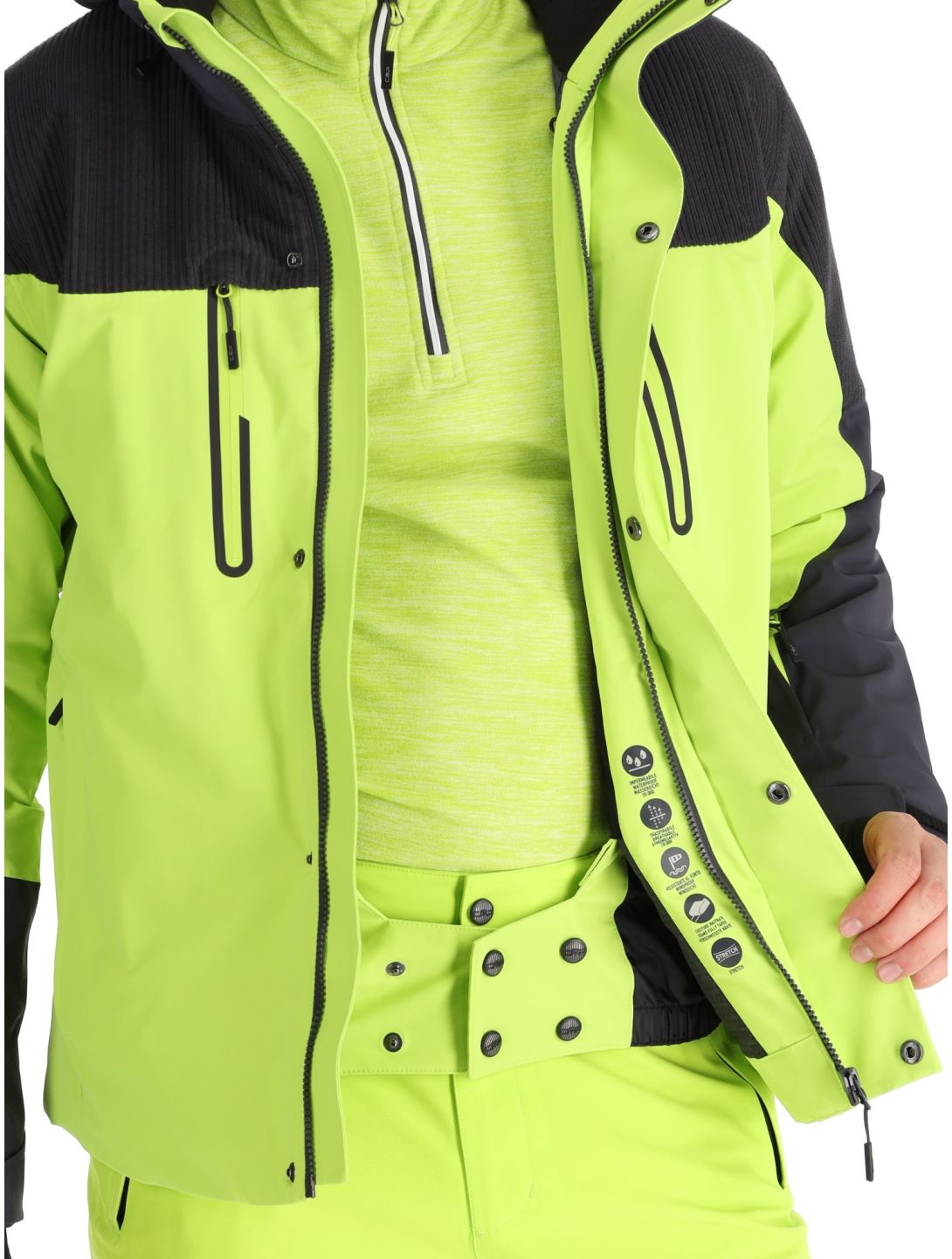 CMP, 34W4737 chaqueta de esquí hombres Acid verde 