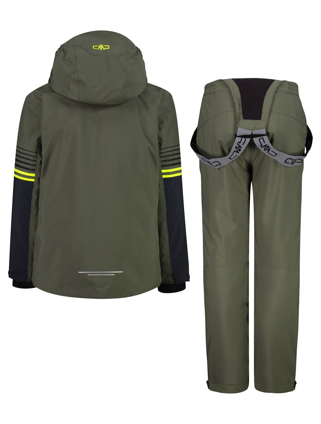 CMP, 34W4924 conjunto de esquí niños Olive verde 