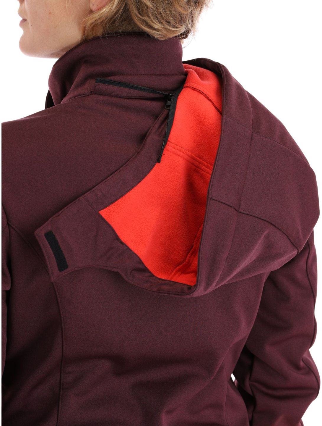 CMP, 39A5006M chaqueta de esquí softshell mujeres Burgundy Mel. borgoña 