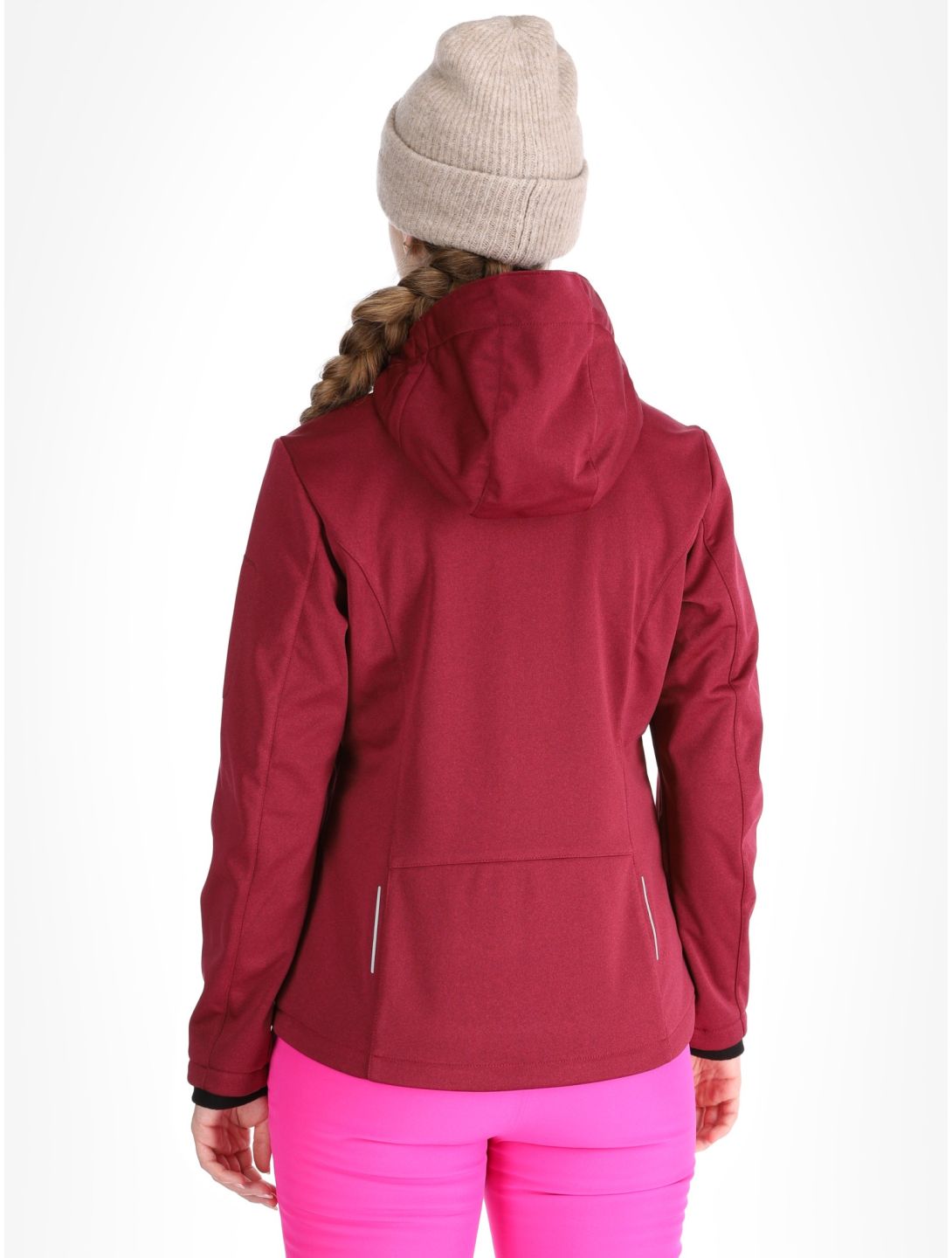 CMP, 39A5006M chaqueta de esquí softshell mujeres Anemone Melange / Festival rojo 