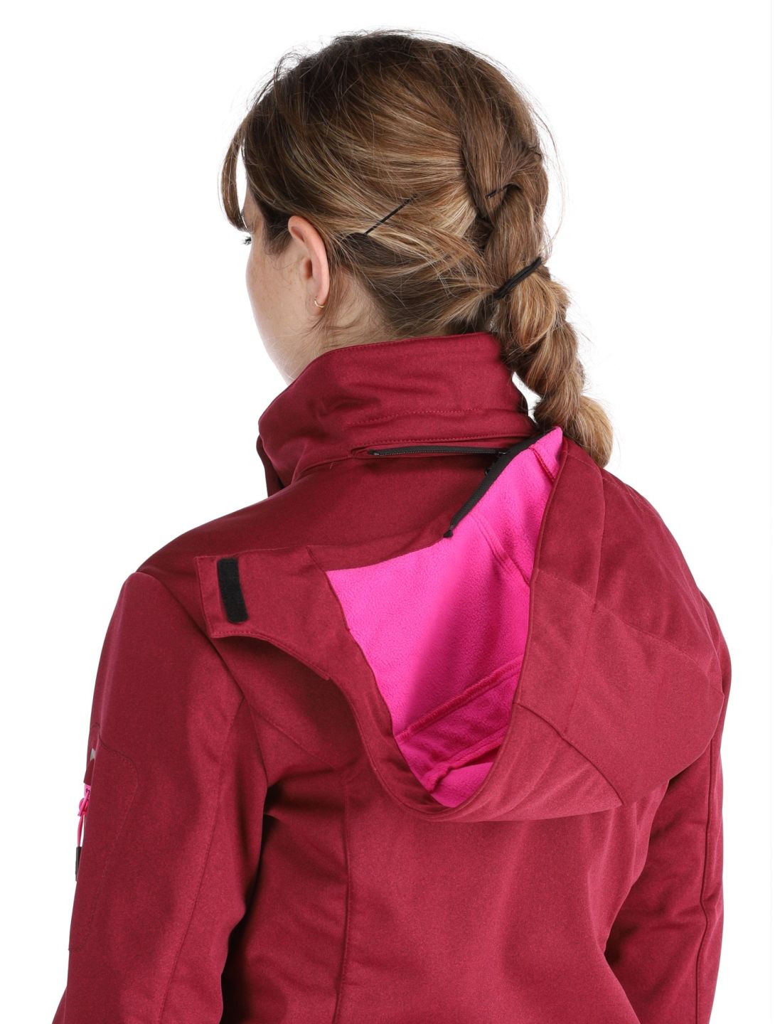 CMP, 39A5006M chaqueta de esquí softshell mujeres Anemone Melange / Festival rojo 