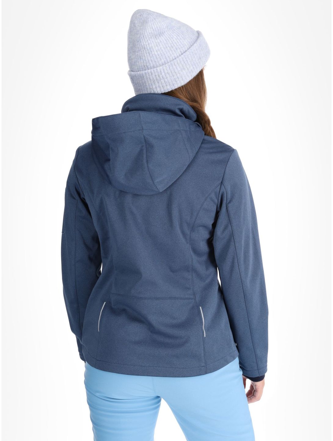 CMP, 39A5006M chaqueta de esquí softshell mujeres Blue Melange / Niagara azul 