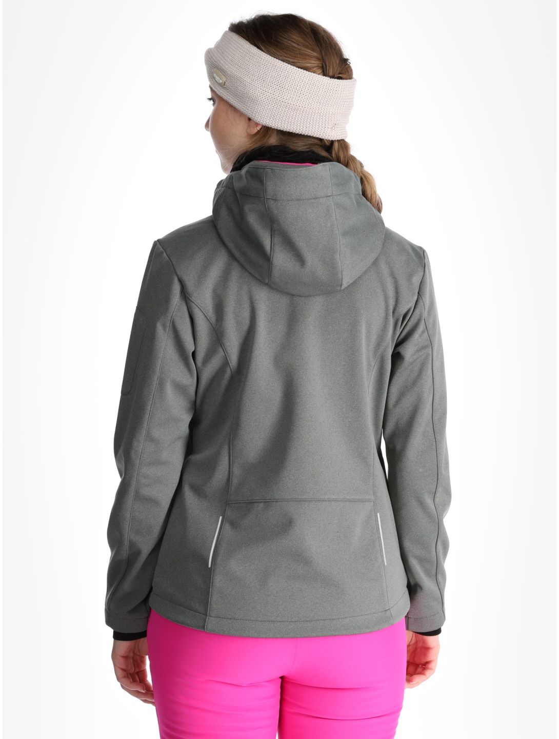 CMP, 39A5006M chaqueta de esquí softshell mujeres Mineral Melange verde 