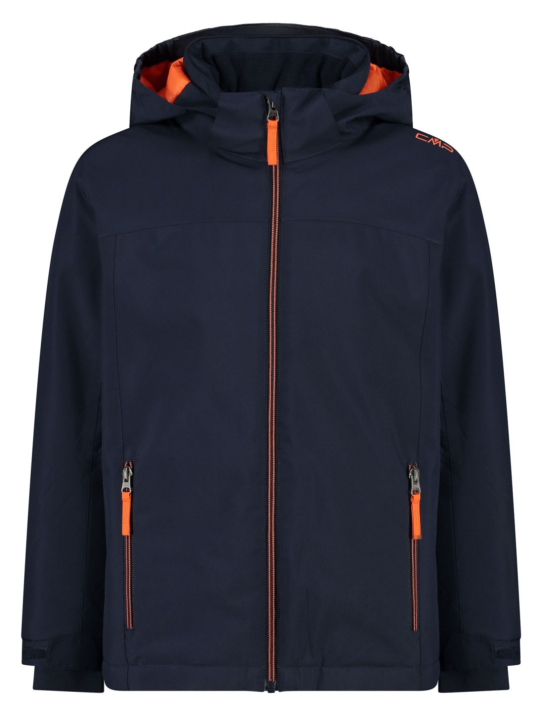 CMP, 39W1924 chaqueta de esquí niños Black Blue / Orange naranja, negro 