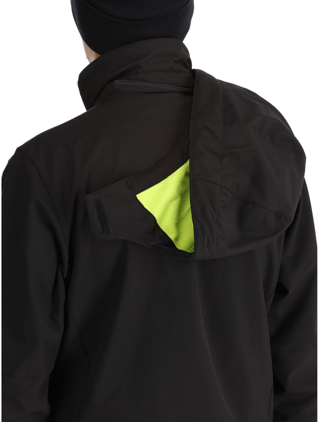 CMP, 3A01787N chaqueta de esquí softshell hombres Black / Acid negro 