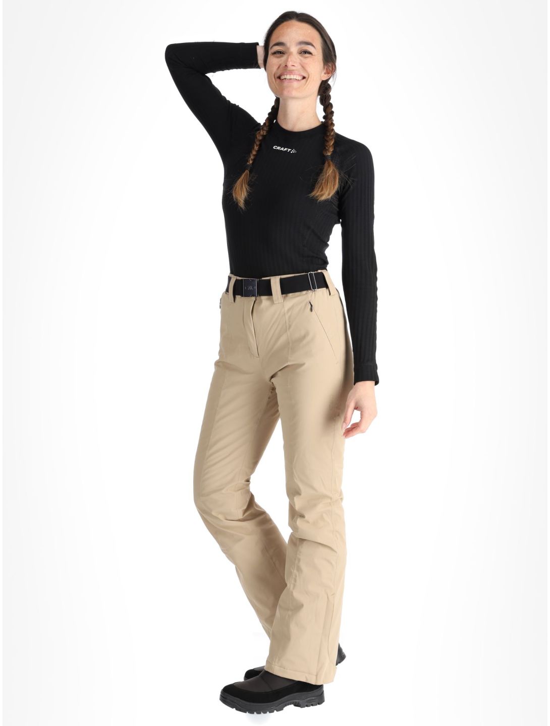 CMP, 3W05526 pantalones de esquí mujeres Sesame marrón 