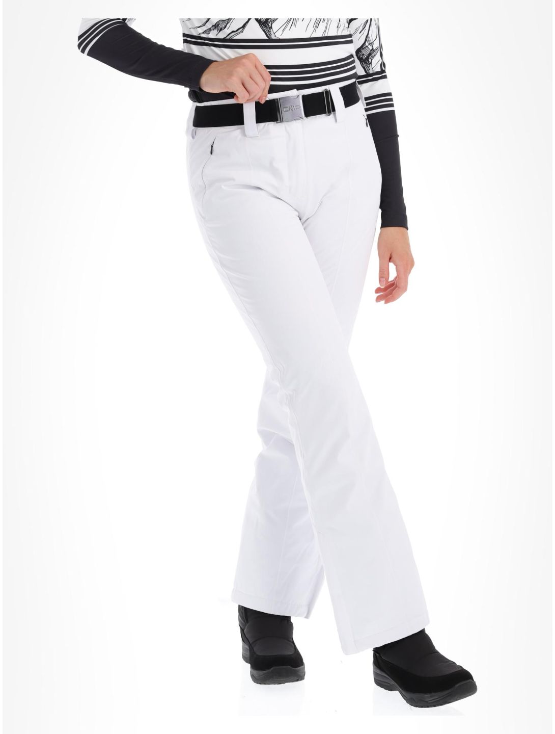 CMP, 3W05526 pantalones de esquí mujeres White blanco 