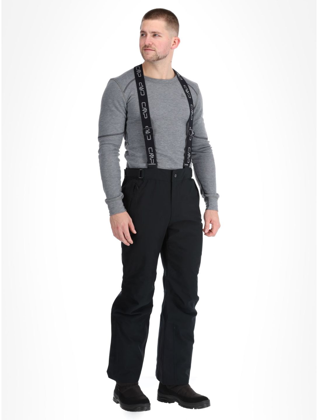 CMP, 3W17397N pantalones de esquí hombres Black negro 