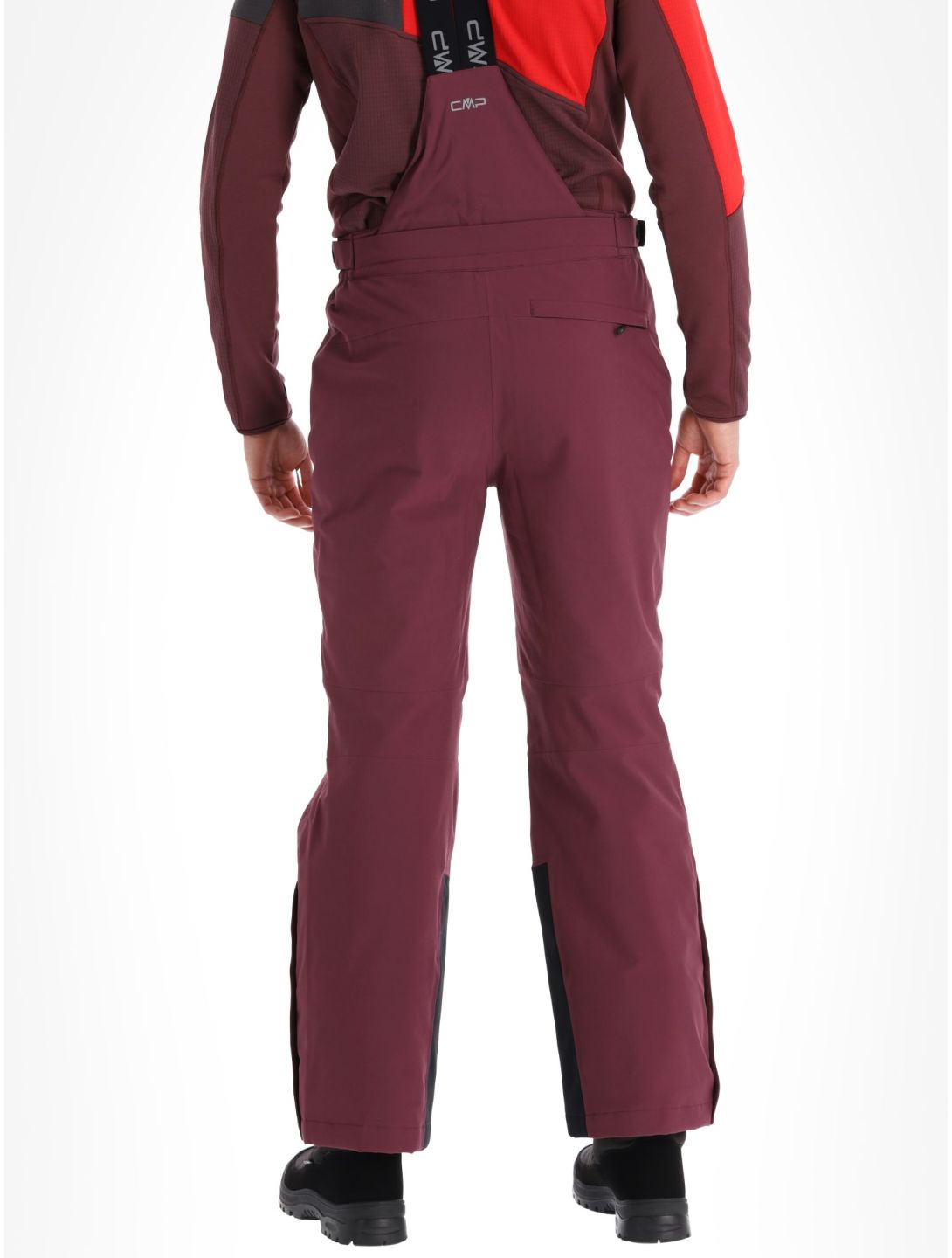 CMP, 3W17397N pantalones de esquí hombres Burgundy borgoña 