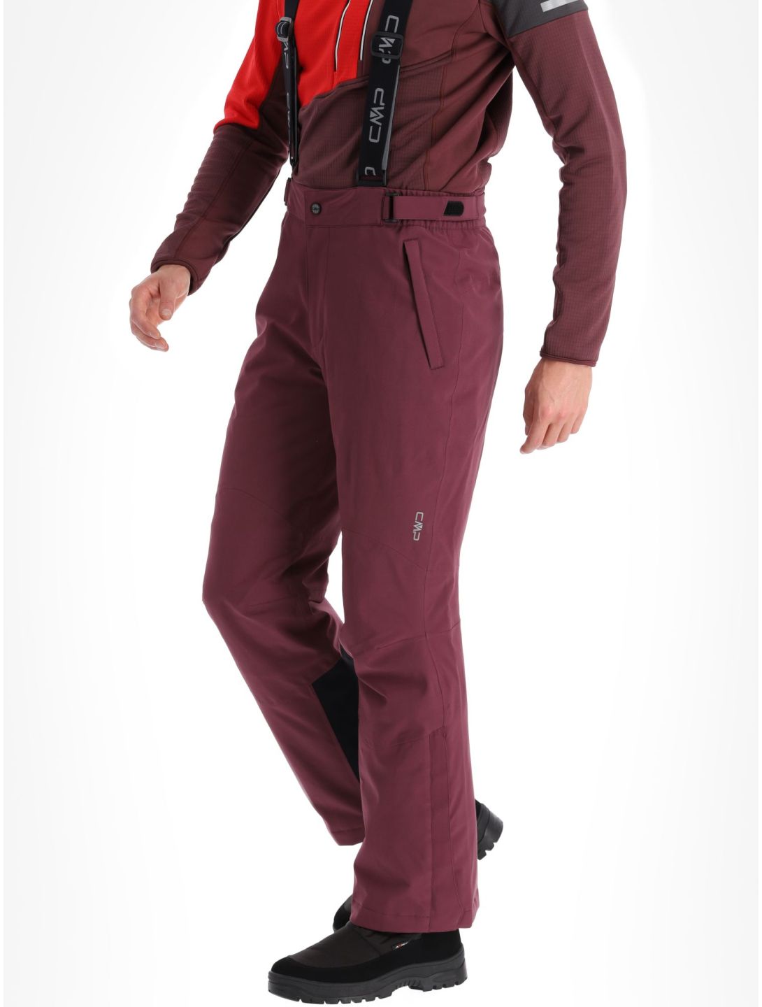 CMP, 3W17397N pantalones de esquí hombres Burgundy borgoña 