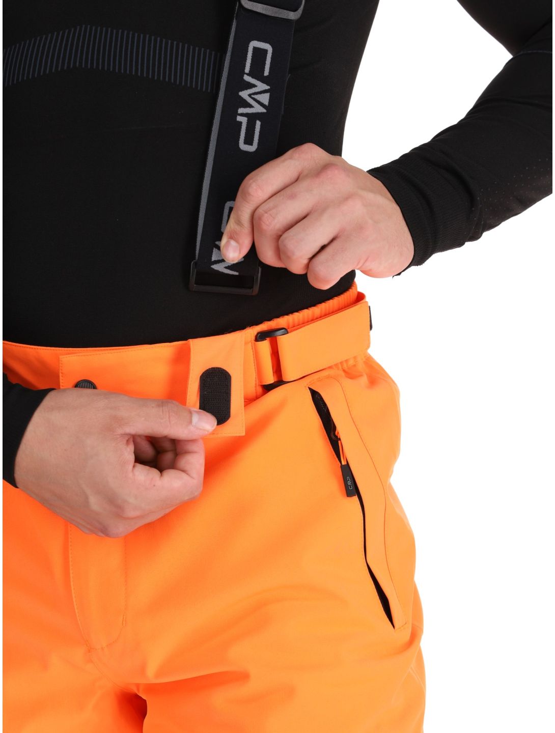 CMP, 3W17397N pantalones de esquí hombres Fanta Fluo naranja 