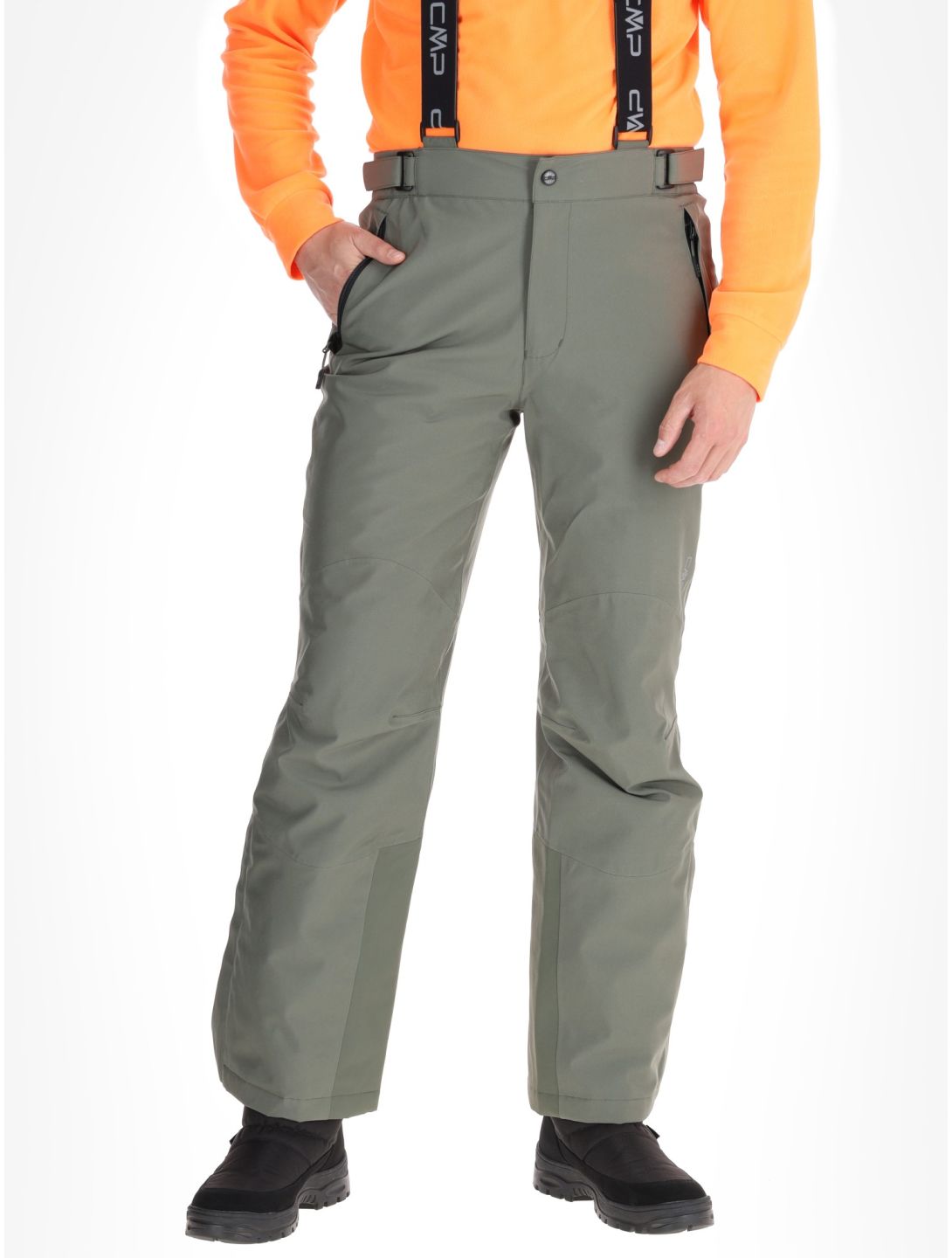 CMP, 3W17397N pantalones de esquí hombres Olive verde 