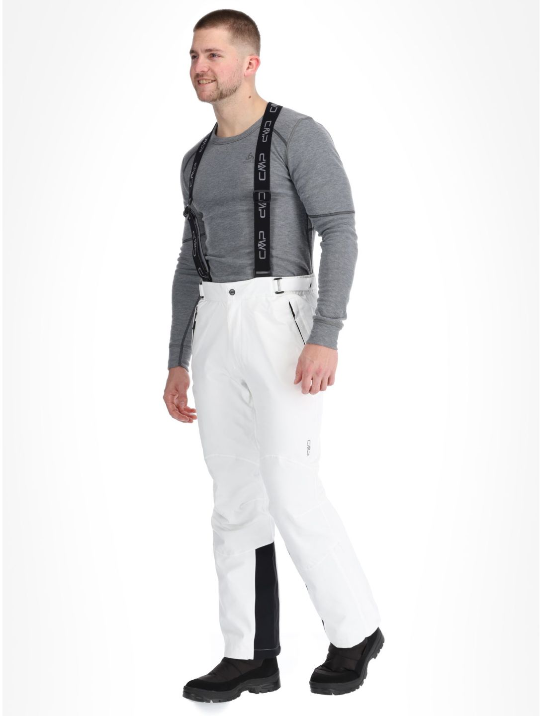 CMP, 3W17397N pantalones de esquí hombres White blanco 