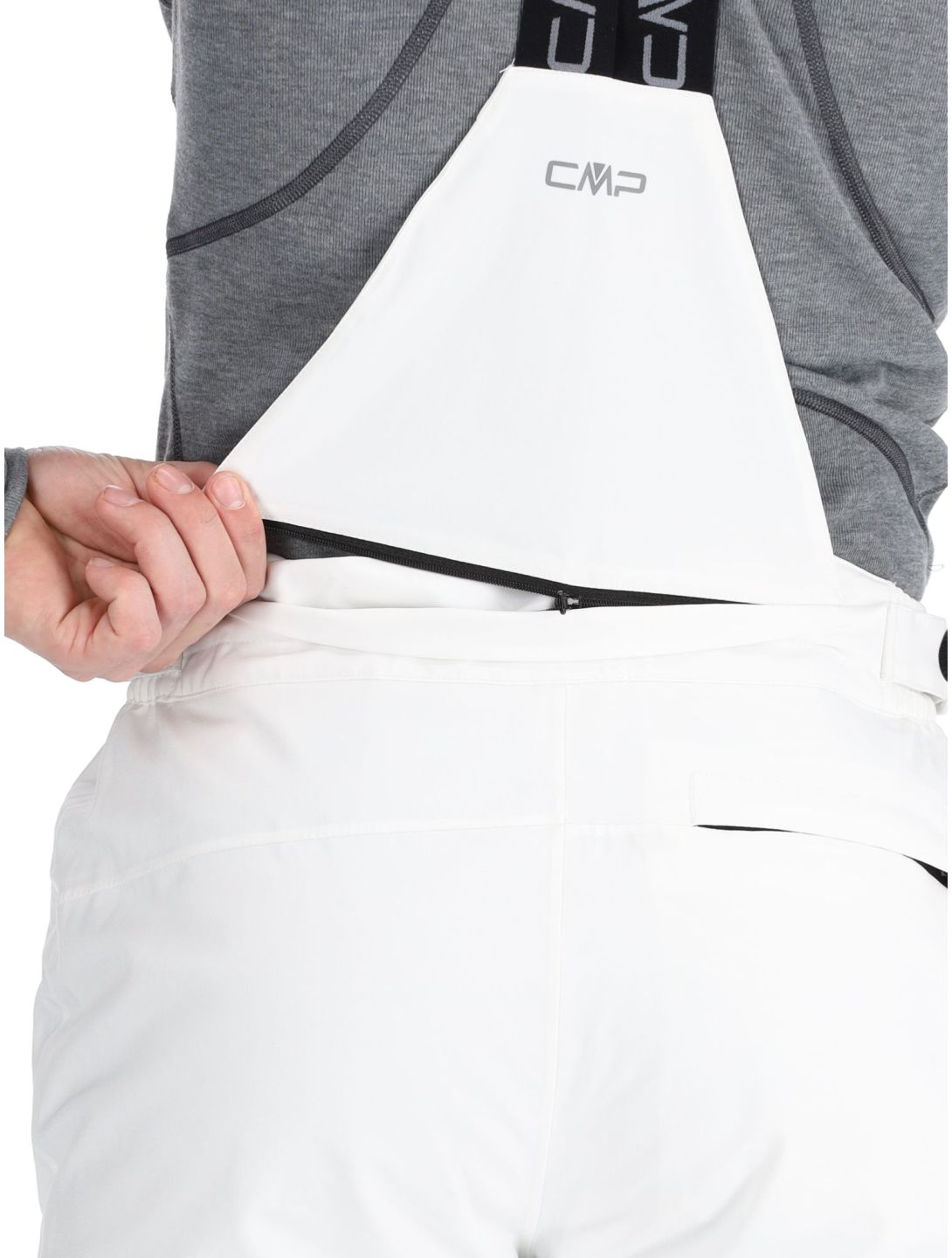 CMP, 3W17397N pantalones de esquí hombres White blanco 