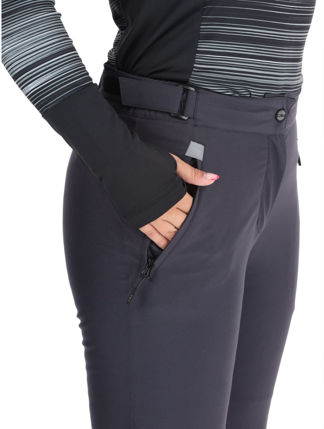 CMP, 3W18596N pantalones de esquí mujeres Anthracite gris 