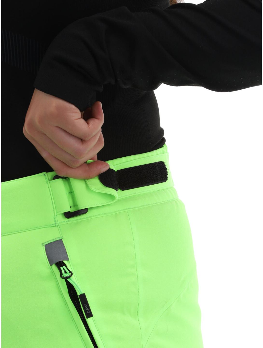 CMP, 3W18596N pantalones de esquí mujeres apple fluo verde 