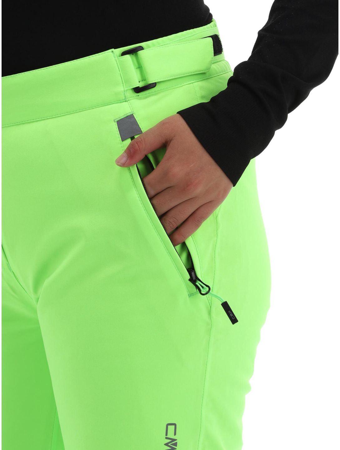 CMP, 3W18596N pantalones de esquí mujeres apple fluo verde 