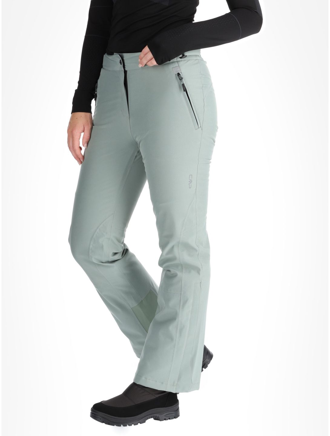 CMP, 3W18596N pantalones de esquí mujeres Mineral verde 