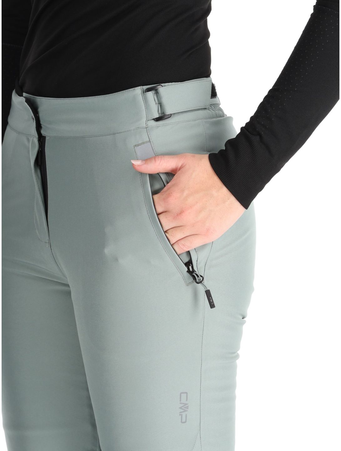 CMP, 3W18596N pantalones de esquí mujeres Mineral verde 