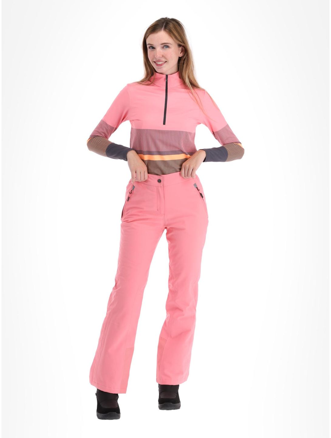 CMP, 3W18596N pantalones de esquí mujeres Peach naranja 