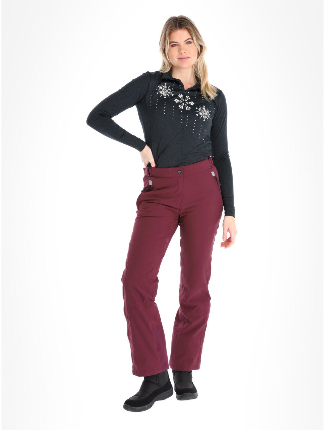 CMP, 3W18596N pantalones de esquí mujeres prugna púrpura 