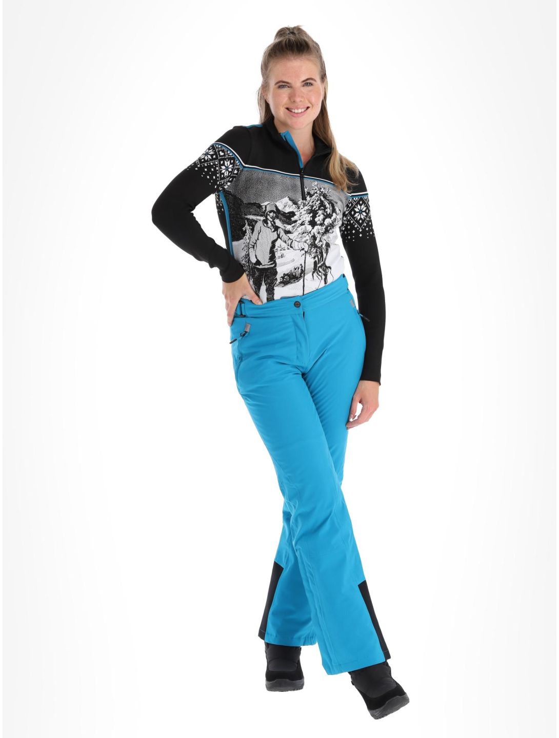 CMP, 3W18596N pantalones de esquí mujeres Giada azul 