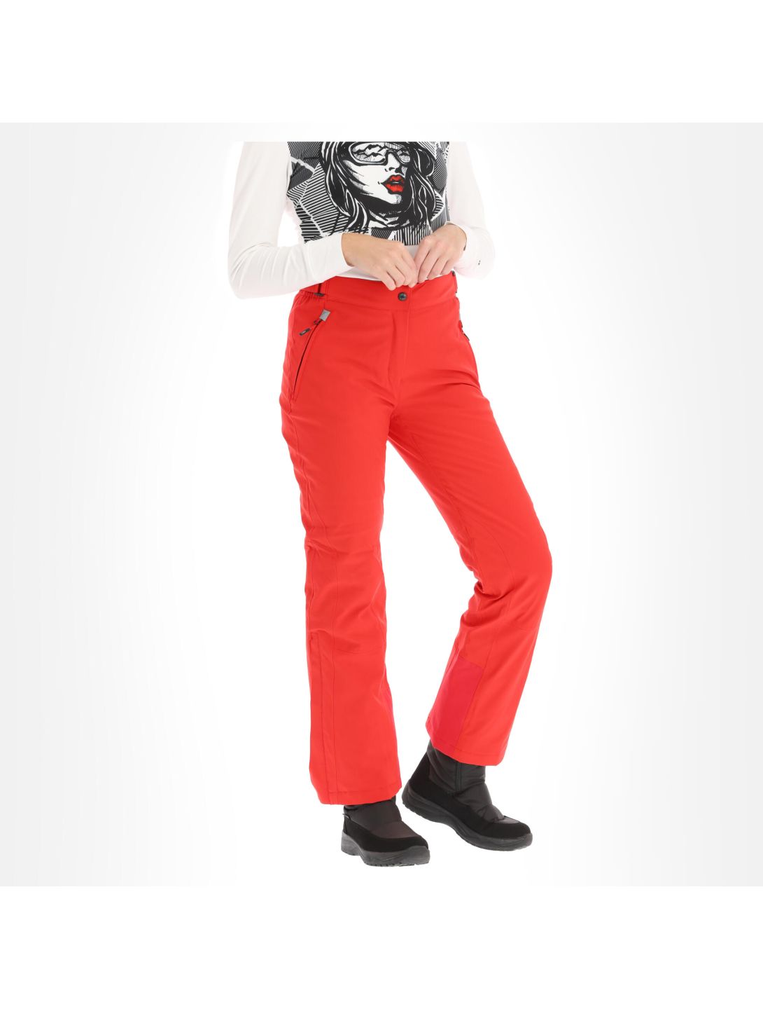 CMP, 3W18596N pantalones de esquí mujeres ferrari rojo