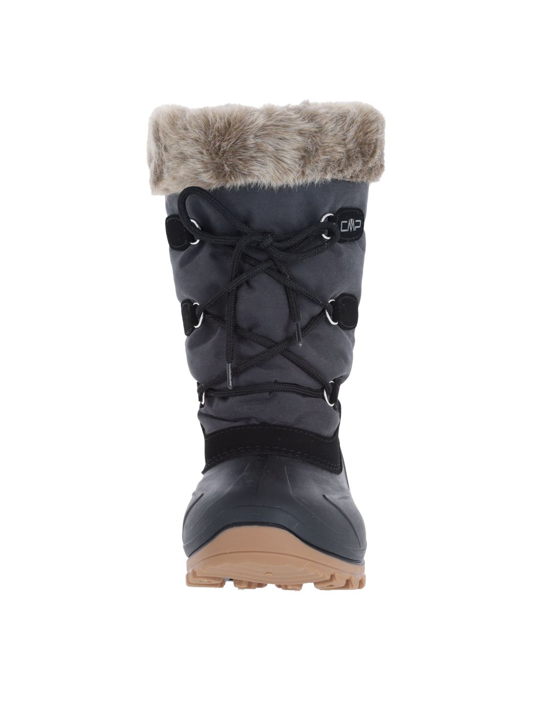 CMP, Nietos botas de nieve mujeres Black negro 